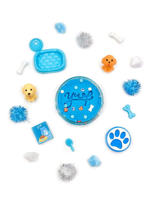 YWF Grab & Go Dough Jar - Blue Pet Shop