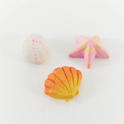 Wooden Scallop Shell