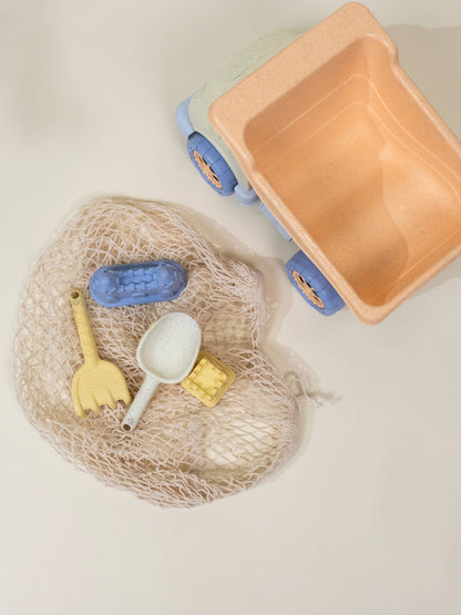 Wheat Straw Sand Toy Set Dump Truck & Accessories