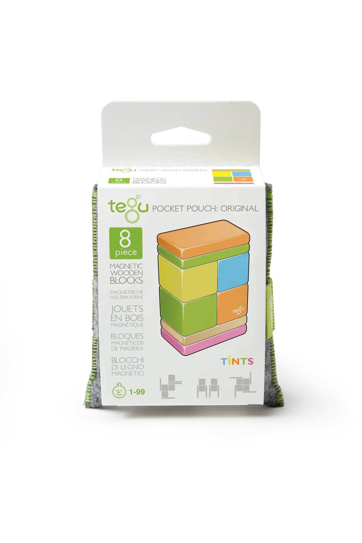 Original Pocket Pouch - Magnetic Wooden Block Set
