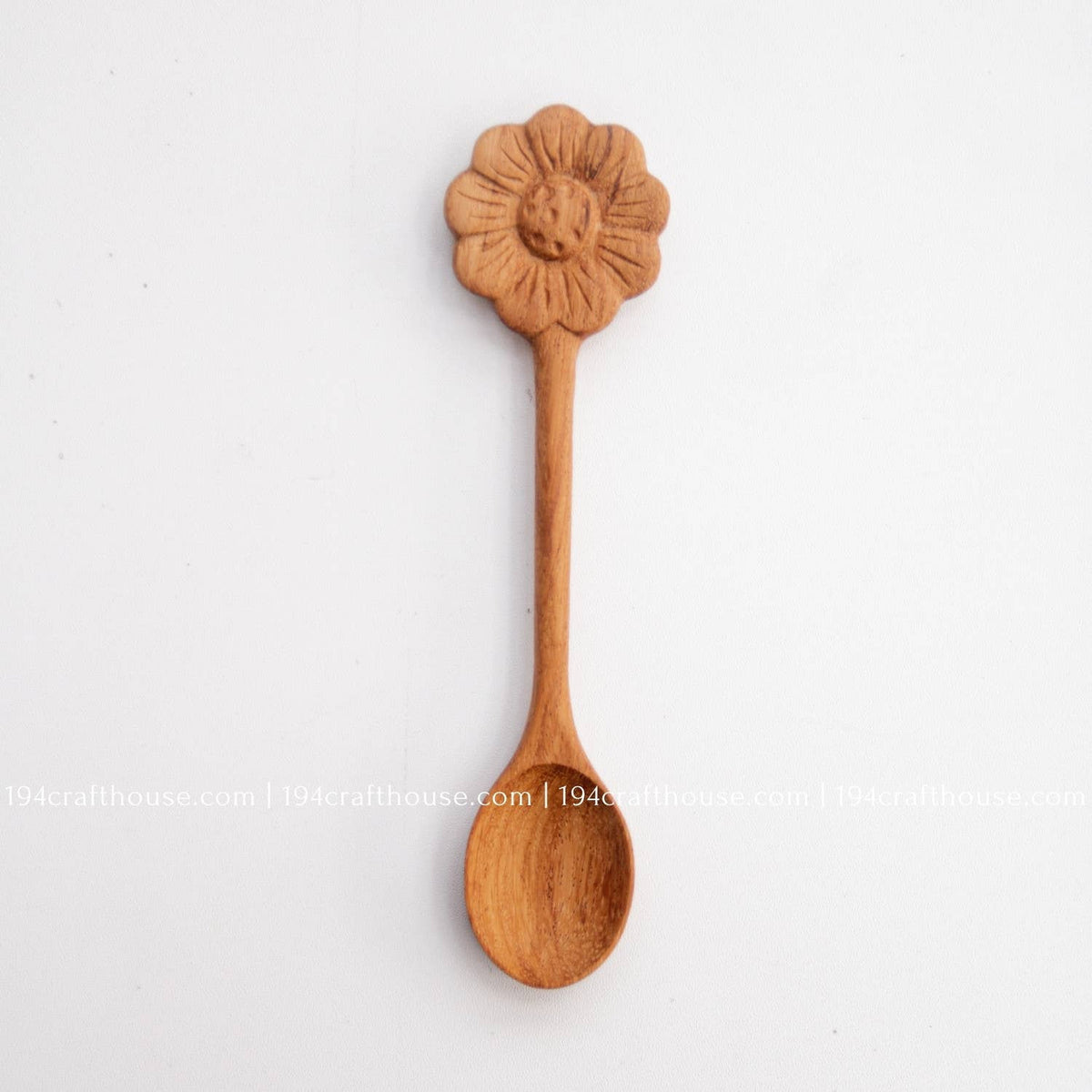 Wooden Spoon Flower Handle