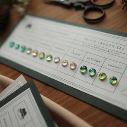 Kelpie's Lagoon Stick-On Earring Set