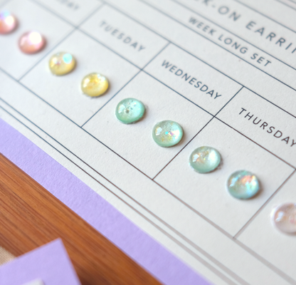 Kawaii Magic Stick-On Earring Set