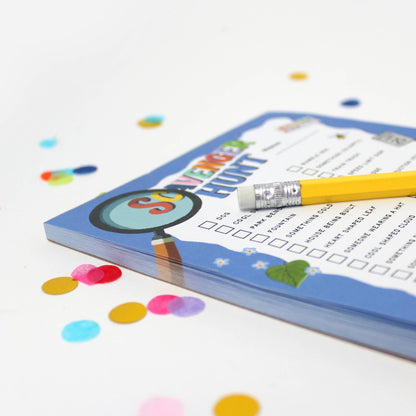 Pretend Play Notepad - Scavenger Hunt