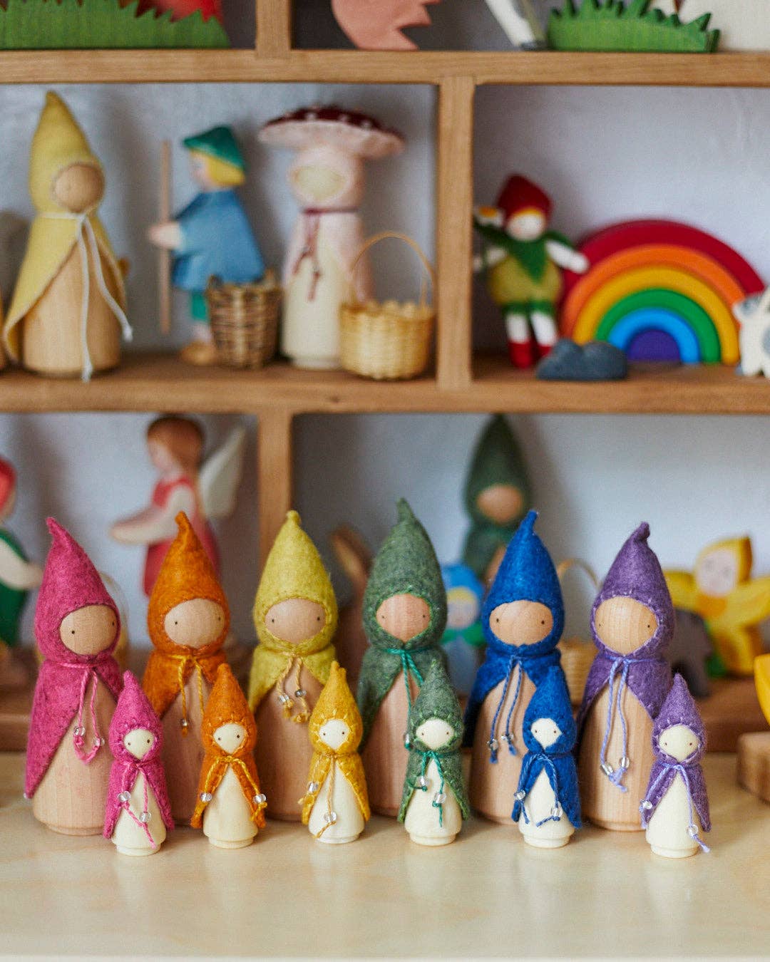 Mini Wooden Gnome
