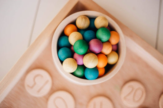 Wooden Balls Set Of 50