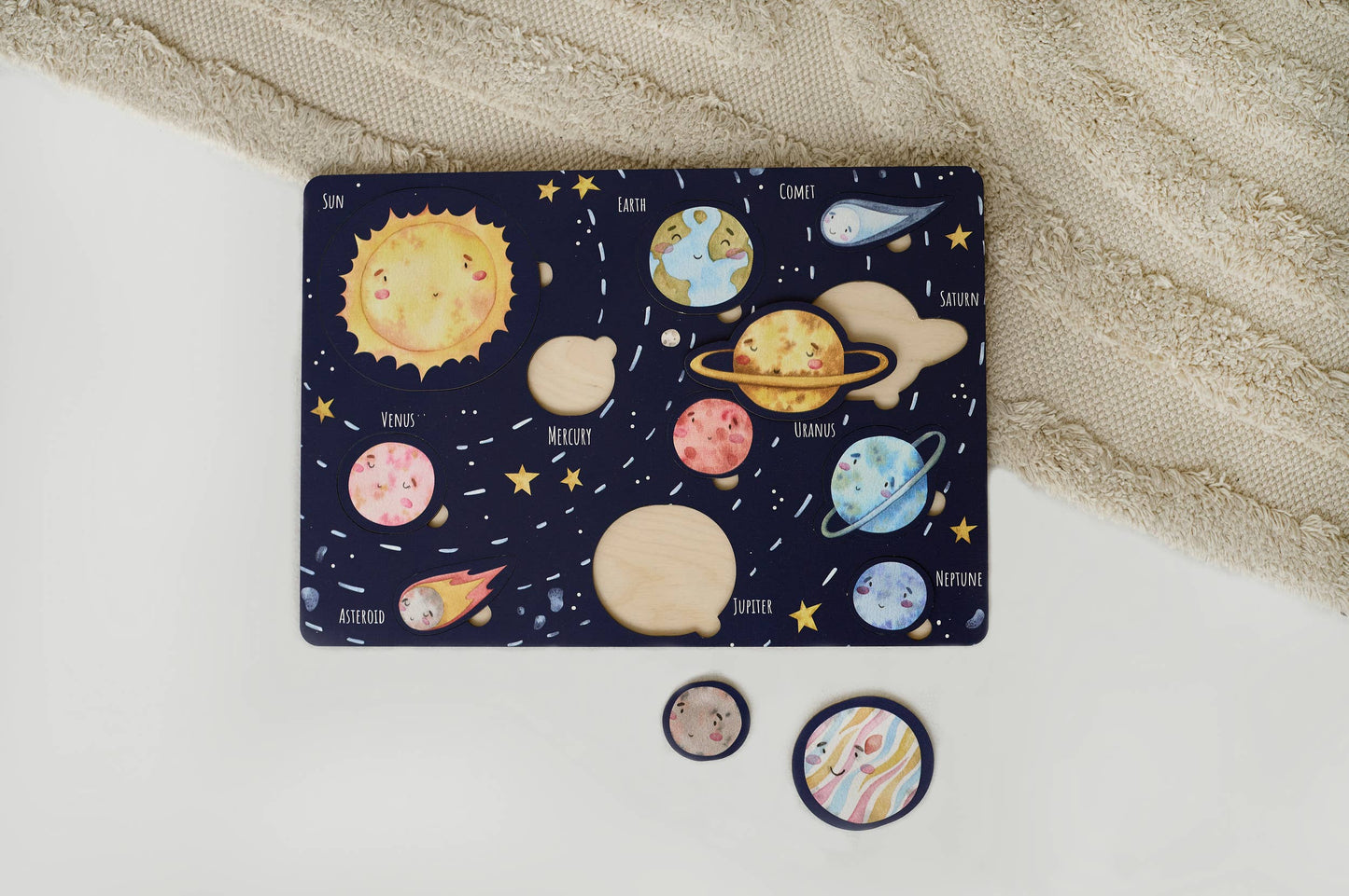 Solar System Wooden Puzzle