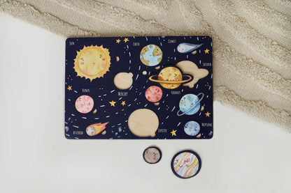 Solar System Wooden Puzzle