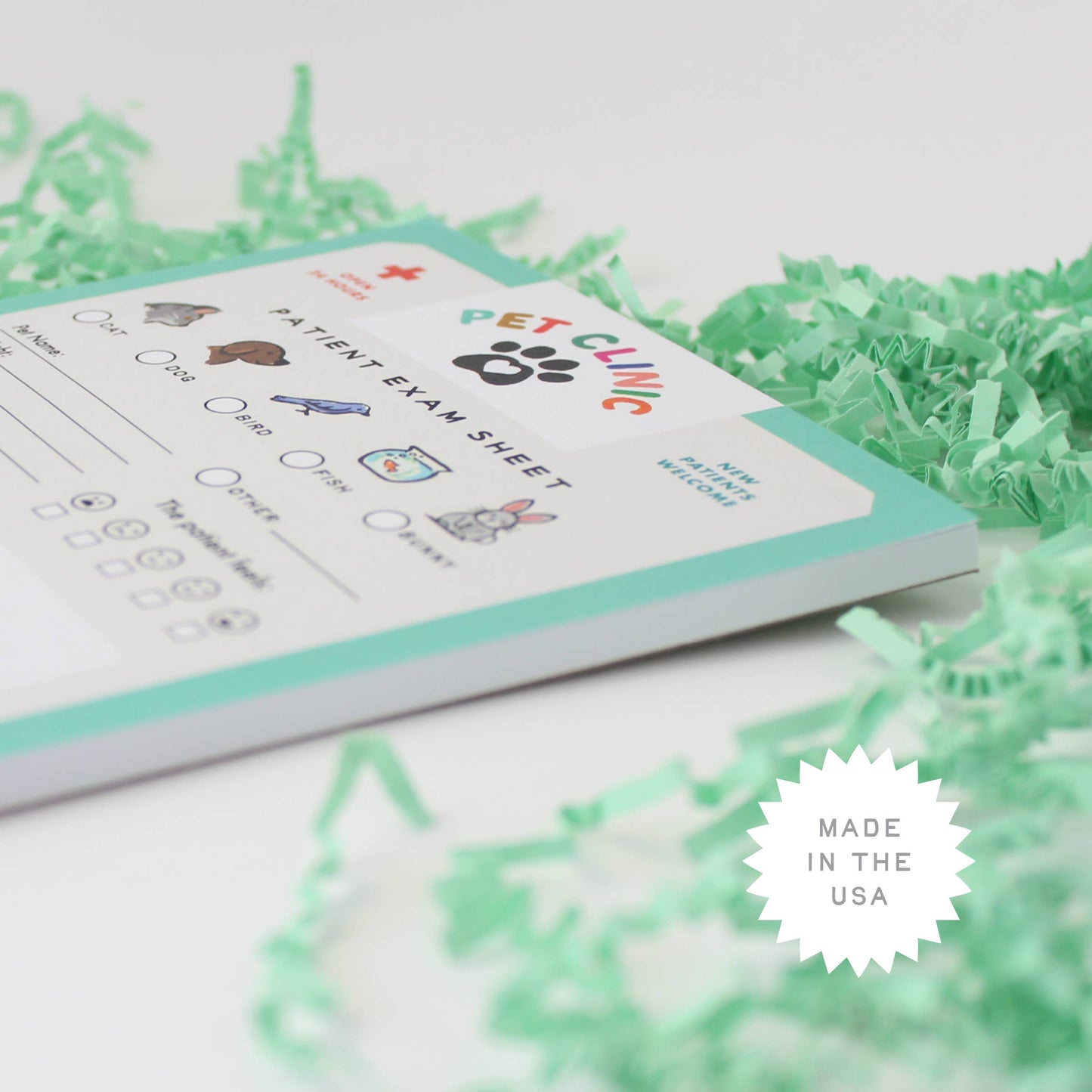 Pretend Play Notepad - Pet Clinic