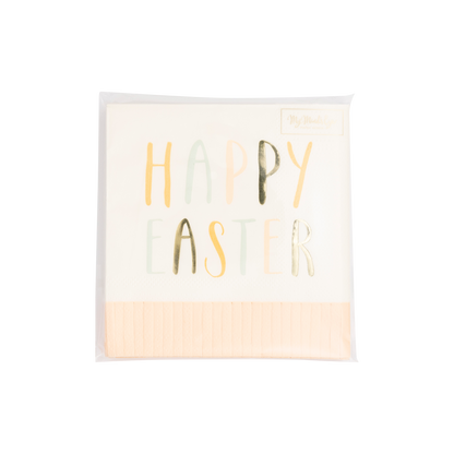 Happy Easter Paper Cocktail Napkins