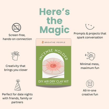 DIY Ghost Luminary – Air-Dry Clay Kit