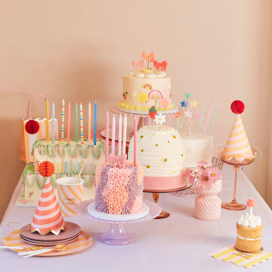 Multi Stripe Candles