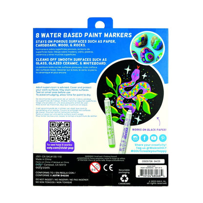 Vivid Pop!: Opaque Water-Based Paint Markers - Classic