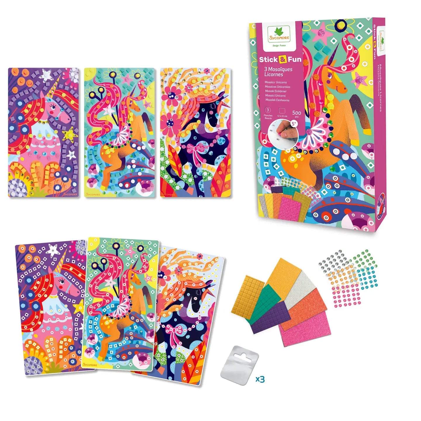 Stick'n Fun - Mosaic Unicorn