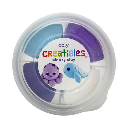 Creatibles Air Dry Clay Kit - Ocean BFFs - Set of 4 Colors