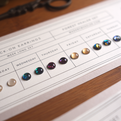 Forest Healer Stick-On Earring Set