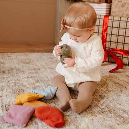 SHAPES BEANIES // Montessori toy