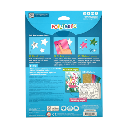 Foil-tastic: Foil Art & Coloring Fun (Awesome Animals)