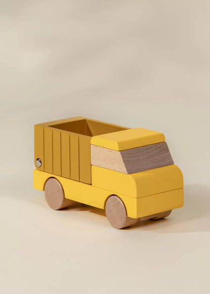 Wooden Construction Vehicle - Dump Truck