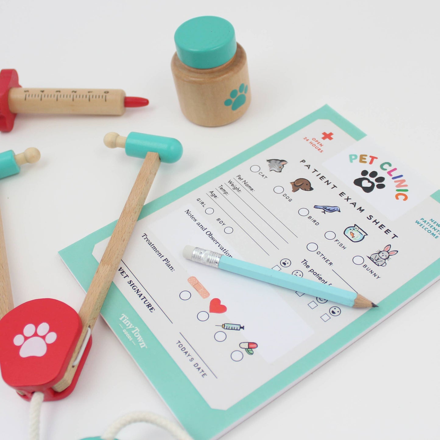 Pretend Play Notepad - Pet Clinic