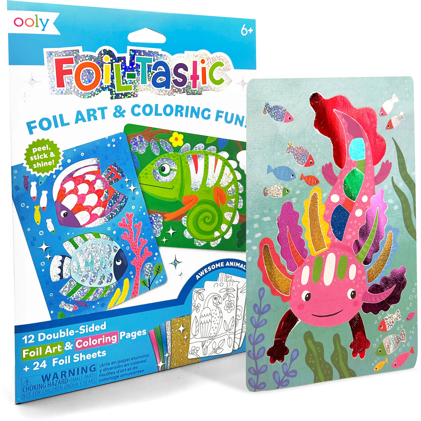 Foil-tastic: Foil Art & Coloring Fun (Awesome Animals)