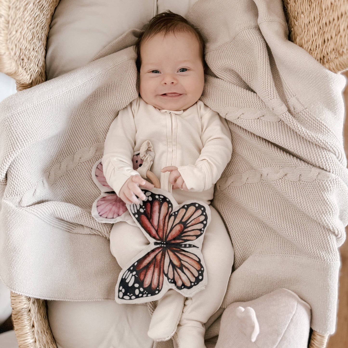 Butterfly Crunchy Rattle