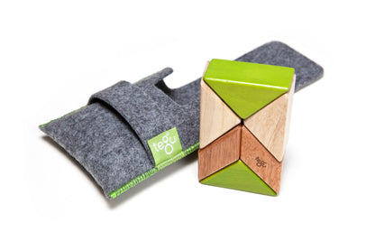 Pocket Pouch Prism - Magnetic Wooden Block Set