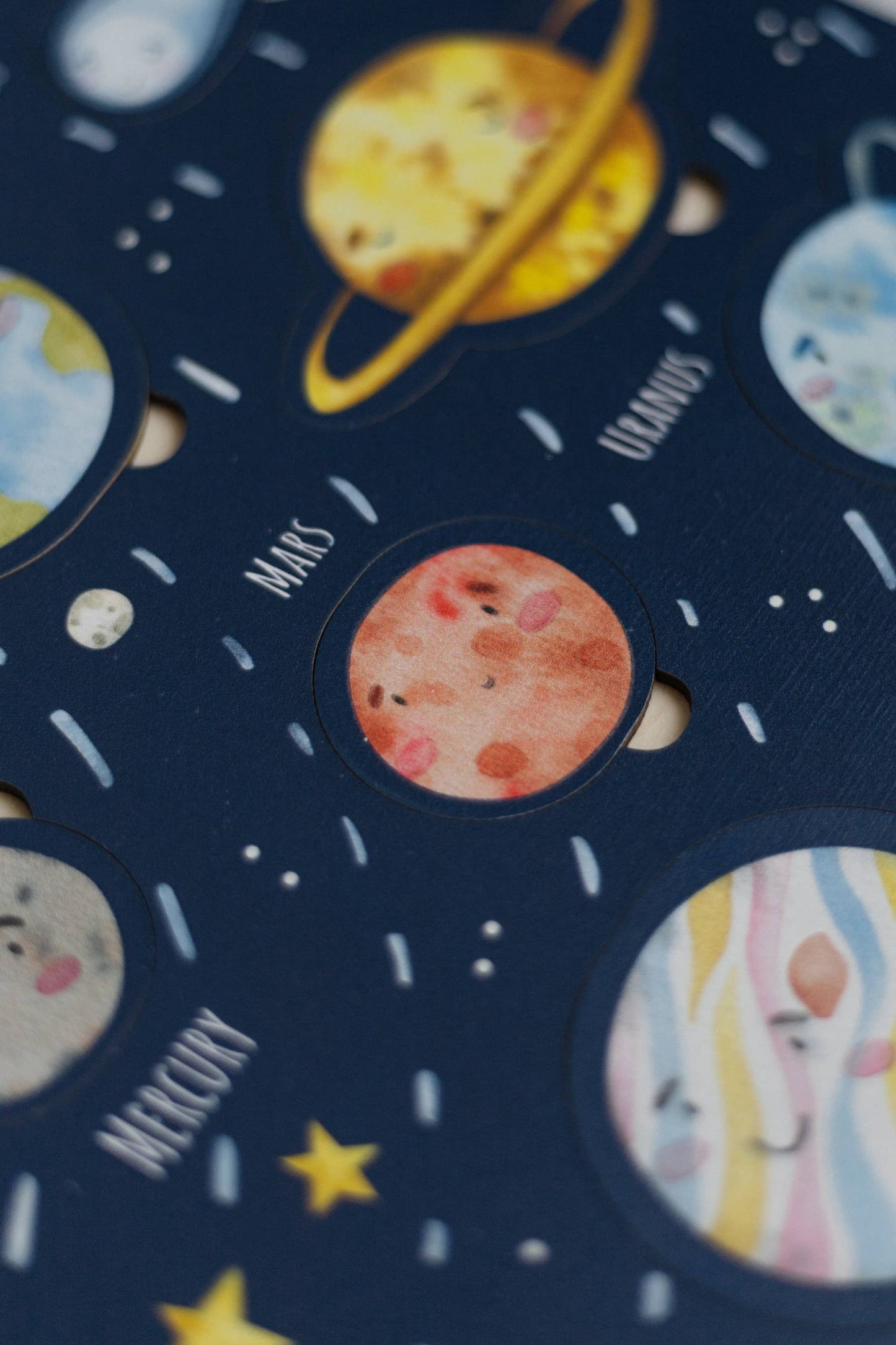 Solar System Wooden Puzzle