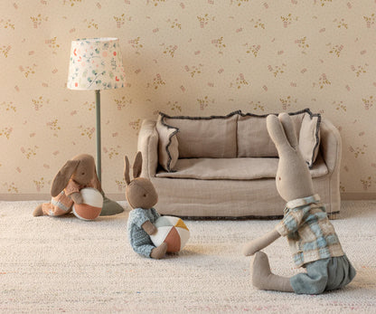 Bunny Set (Micro) - Brown with Dusty Rose Suit
