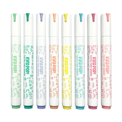 Vivid Pop!: Opaque Water-Based Paint Markers - Pastel