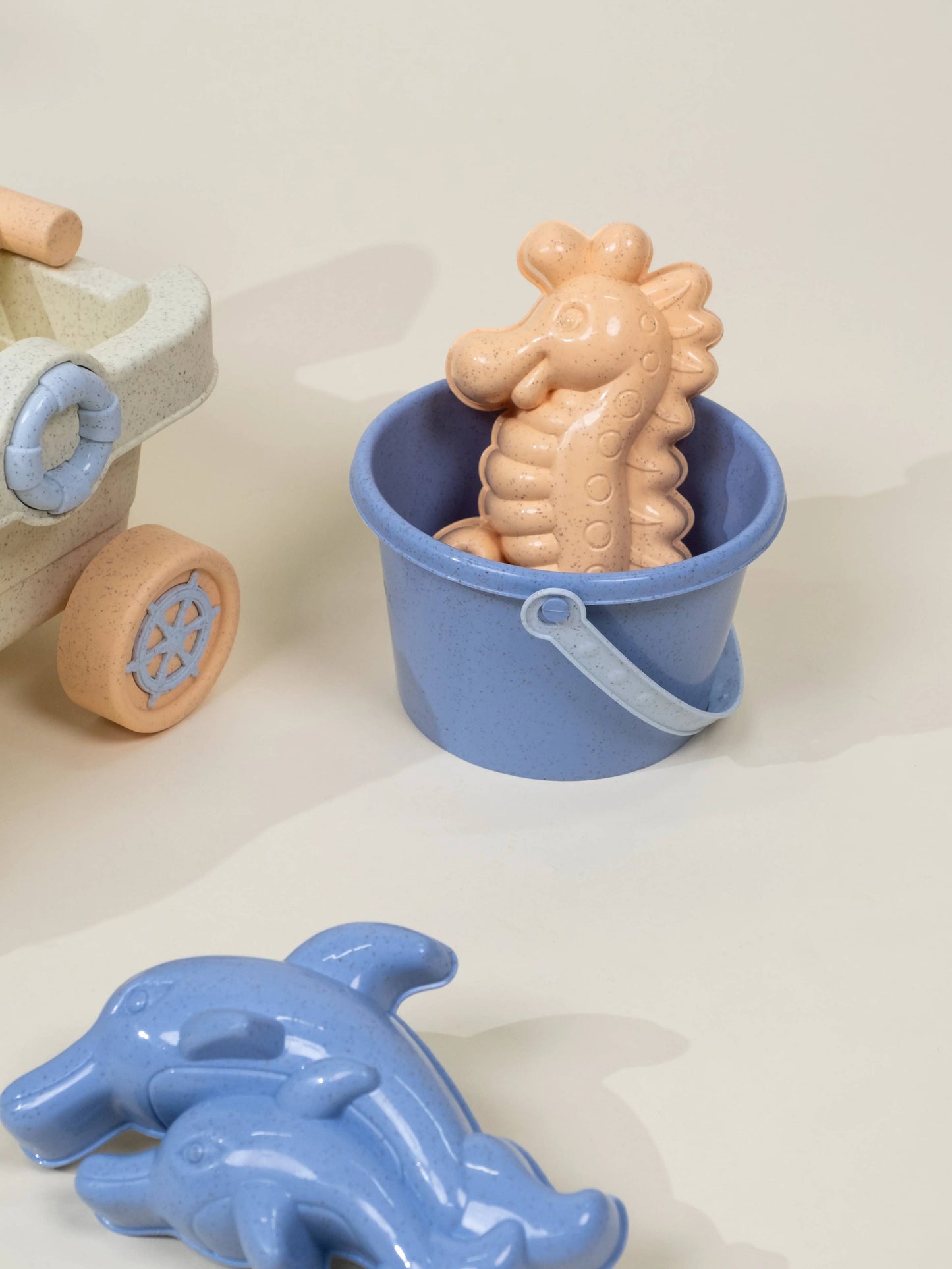 Wheat Straw Sand Toy Wagon & Accessories