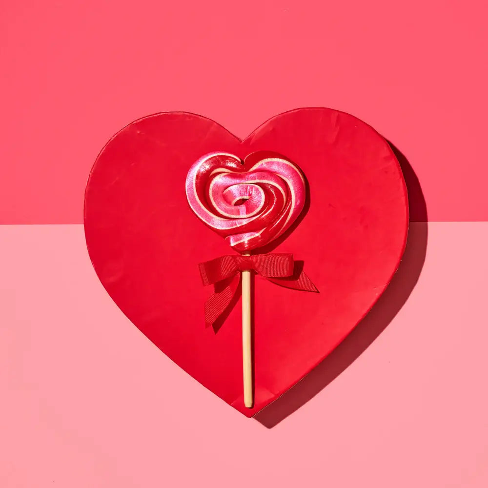 Handmade Heart-Shaped Lollipop