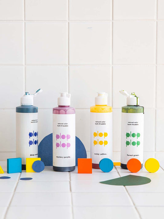 Plop Plop Natural Color Bubble Bath - Forest Green (230g)