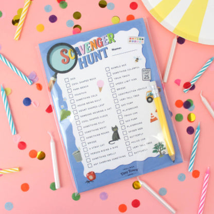 Pretend Play Notepad - Scavenger Hunt