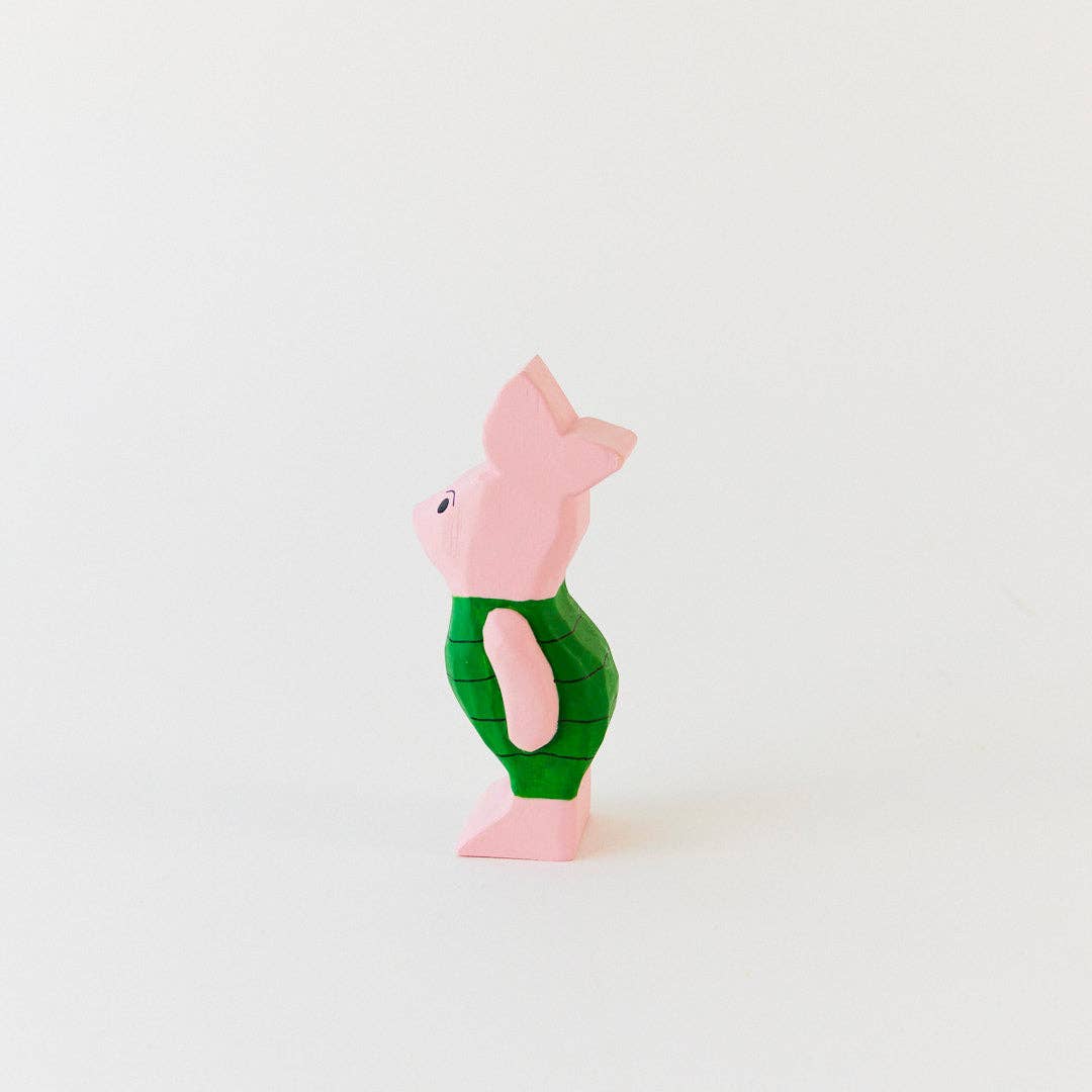 Piglet Woden Figure