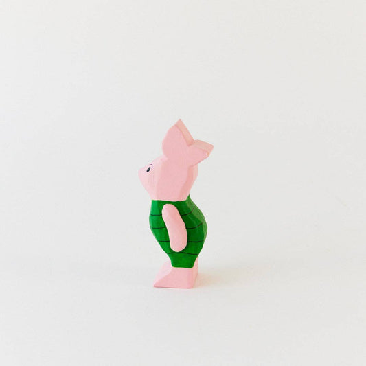 Piglet Woden Figure