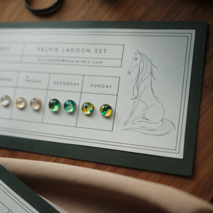 Kelpie's Lagoon Stick-On Earring Set