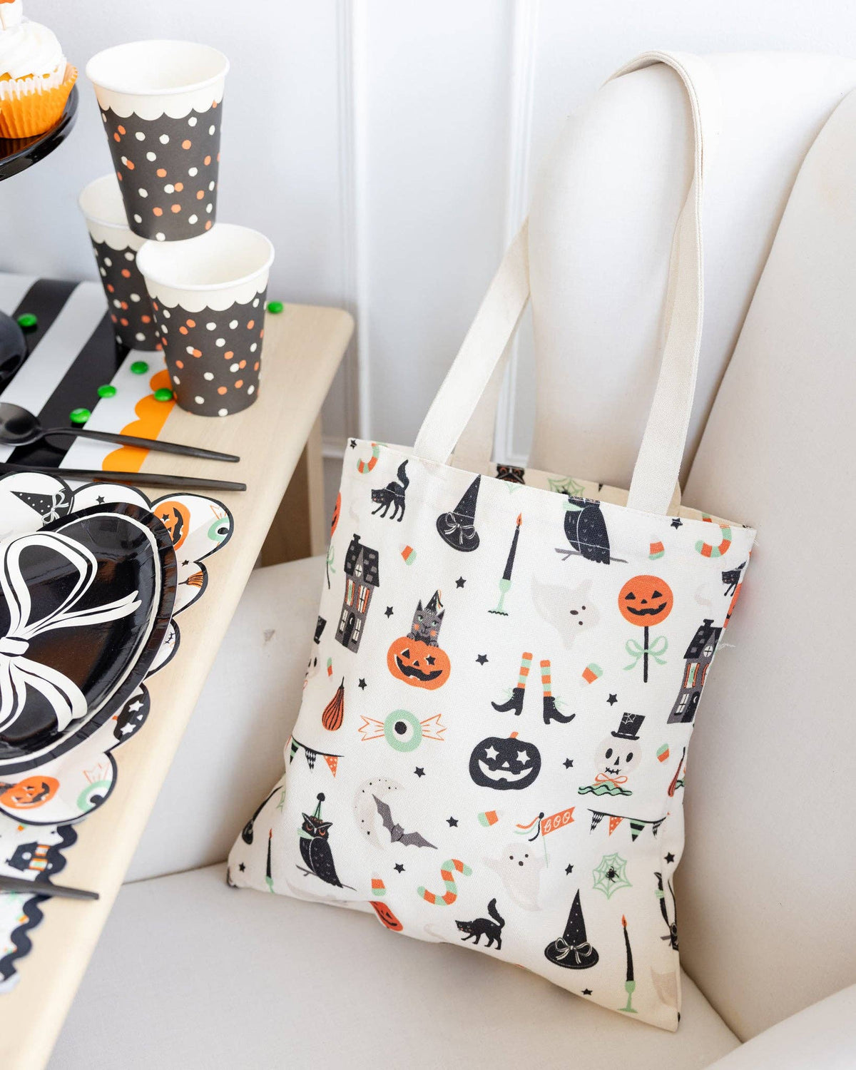 Tricks & Treats Canvas Tote Bag