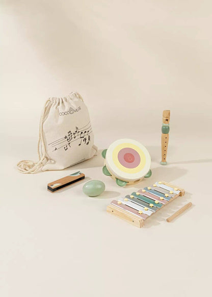 Wooden Musical Instruments Playset