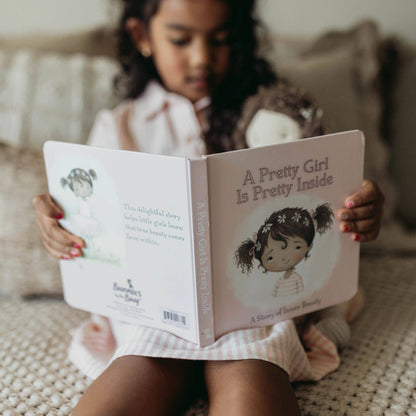 A Pretty Girl Board Book - (Brown Hair)