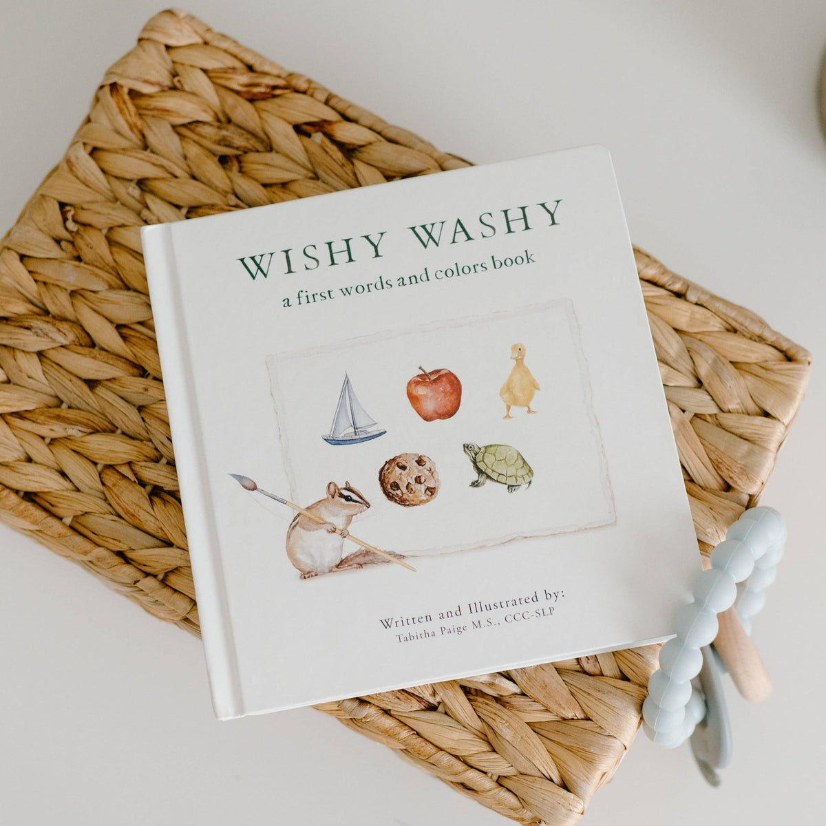 Wishy Washy: A Board Book of First Words and Colors (Easter)