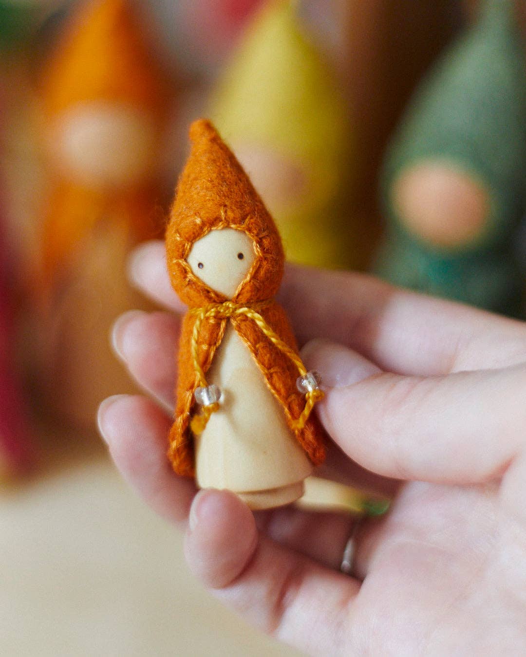 Mini Wooden Gnome