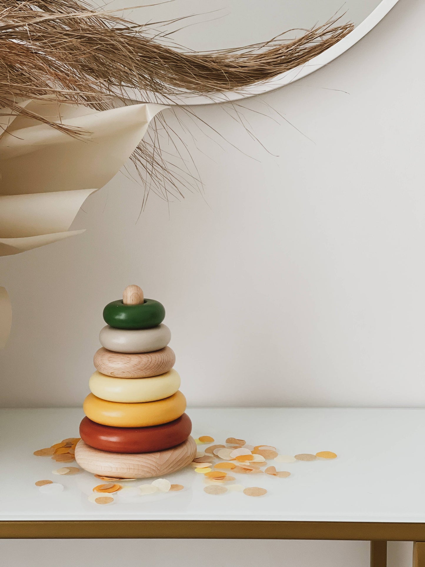 Wooden Stacking Toy (Earth Colors)