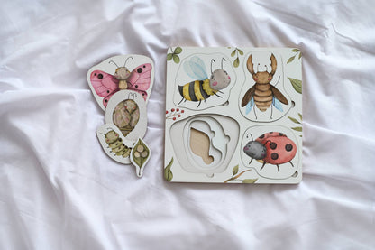 Insects' Life Cycle Wooden Puzzle