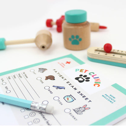 Pretend Play Notepad - Pet Clinic