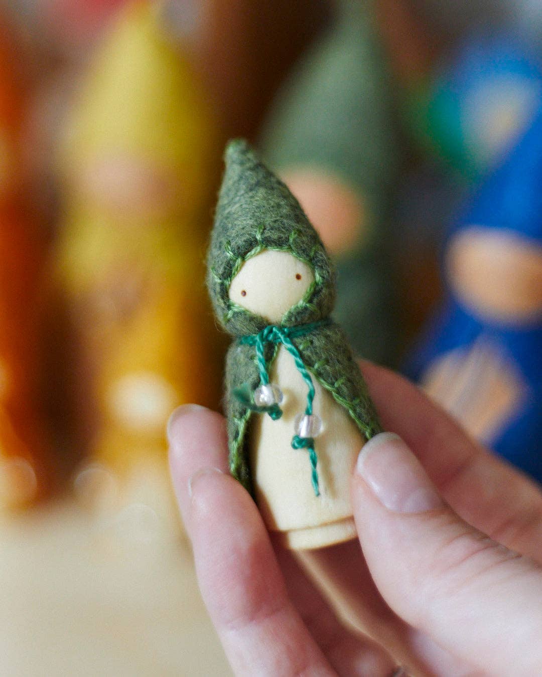Mini Wooden Gnome