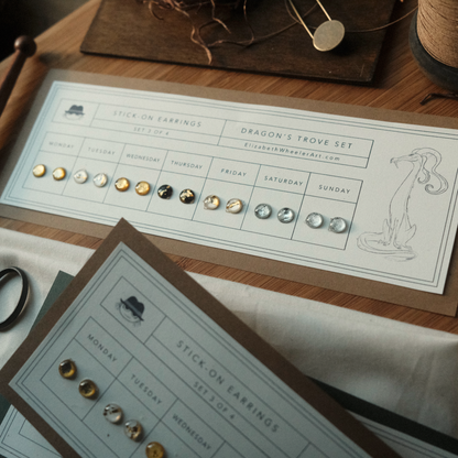 Dragon's Trove Stick-On Earring Set