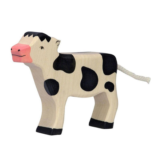 Calf, standing, black