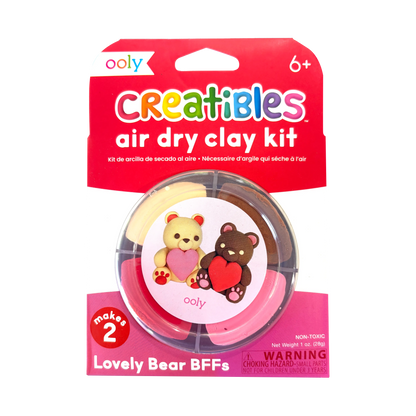 Creatibles: Air Dry Clay Kit - Lovely Bears