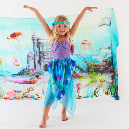 Teal Mermaid Skirt